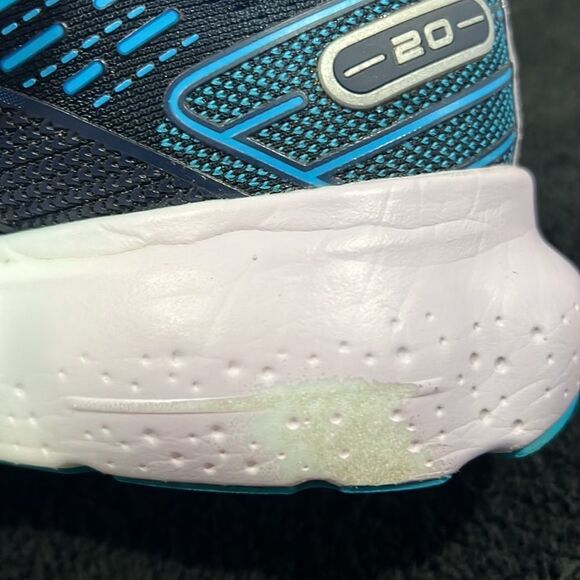 🔥🔥 BROOKS Glycerin GTS 20 Running Shoes Women Size 9 - Peacoat / Ocean - GUC - Picture 13 of 14